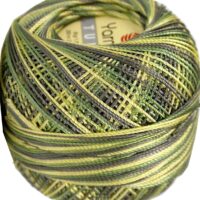 Ярнарт Тулип 50г/250м 477 меланж зелено-бежевый