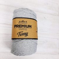 Шнур Преміум Ярнс Тері (Premium Yarns Terry) 250г/175м 8516 сірий