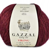 Газзал Вікінг (Gazzal Viking) 100г/100м 4015 бордо