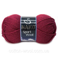 Нако Спорт Вул (Nako Sport Wool) 100г/120м 6592 вишня