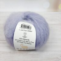 Газзал Супер Кід Мохер (Gazzal Super Kid Mohair) 25г/237м 64413 світлий бузок