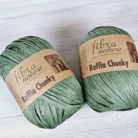 ФібраНатура Рафія Чанкі (Fibranatura Raffia Chunky) 100г/131м 114-14 зелень