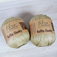 ФібраНатура Рафія Чанкі (Fibranatura Raffia Chunky) 100г/131м 114-15 олива
