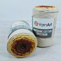 Ярнарт Макраме Котон Спектрум (YarnArt Macrame Сotton Spectrum) 250г/225м 1325 блідо-рожевий