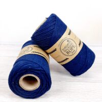 Шнур Шикімікі Макраме Роуп (Shikimiki Macrame Rope) 2мм 250г/90м 28011 темно-синій