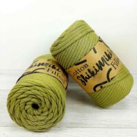 Шнур Шикімікі Котон Файл (Shikimiki Cotton Filled) 5мм 200г/100м 17044 світла оливка