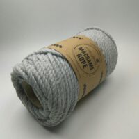 Шнур Шикімікі Макраме Роуп (Shikimiki Macrame Rope) 4мм 250г/45м 18008 сірий меланж