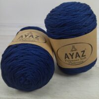 Аяз Макраме Софт (Ayaz Polyester Soft Makrome) 250г/175м 1148 темно-синій