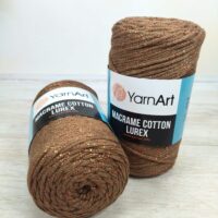 Ярнарт Макраме котон люрекс 250г/205м 742 мокко