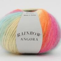 Візел Рейнбов Ангора (Vizell Rainbow Angora) 100г/550м 012 райдуга