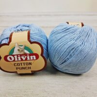 Олівін Котон Пунч (Olivin Cotton Punch) 50г/200м 1033 світло-блакитний