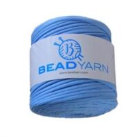 Шнур Бед Ярн (BEADYARN) 650г Трикотажна стрічка в бобінах 1881 блакитний