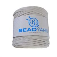 Шнур Бед Ярн (BEADYARN) 650г Трикотажна стрічка в бобінах 1893 світло-сірий