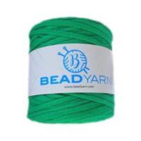 Шнур Бед Ярн (BEADYARN) 650г Трикотажна стрічка в бобінах 1919 зелений