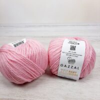 Газзал Бебі Вул XL (Gazzal Baby Wool XL) 50г/100м 836 рожевий