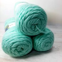 Сток акрил однотон 100г/190м м'ятний яскавий