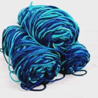 Сток акрил меланж 100г/190м синьо-блакитний