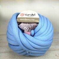 Ярнарт маршмелоу 750г/30м 909 голубой