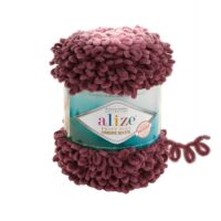 Алізе Пуффі Файн Омбре Батік (Alize Puffy Fine Ombre Batik) 500г/73м 7276 бордо