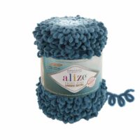 Алізе Пуффі Файн Омбре Батік (Alize Puffy Fine Ombre Batik) 500г/73м 7263 синьо-сірий