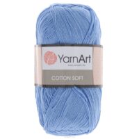 Ярнарт Котон Софт (YarnArt Cotton Soft) 100г/600м 15 світлий джинс