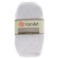 Ярнарт Котон Софт (YarnArt Cotton Soft) 100г/600м 01 білий