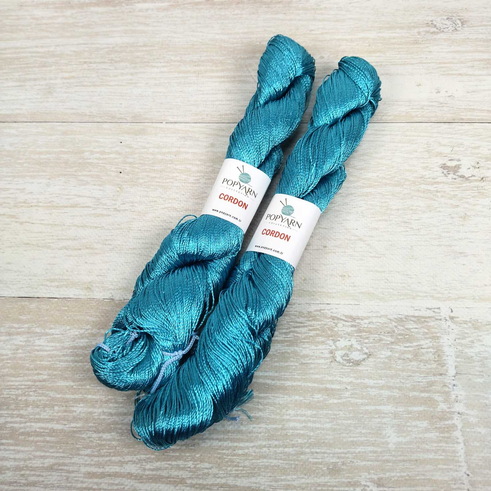 ПопЯрн Кордон (PopYarn Cordon) 100г/370м 003 бiрюза