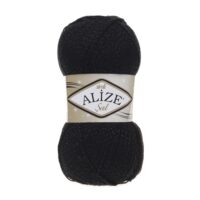 Алізе Сал Сімлі (Alize Sal Simli) 100г/460м 060 чорний