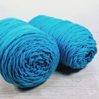 Сток акрил однотон 100г/190м бірюза яскрава
