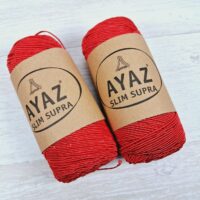 Шнур Аяз Супра Слім (Ayaz Supra Slim) 200г/200м 1251 червоний