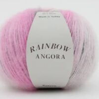 Візел Рейнбов Ангора (Vizell Rainbow Angora) 100г/550м 021 рожево-сірий