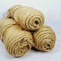 Сток акрил однотон 100г/190м кава з молоком