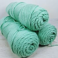 Сток акрил однотон 100г/190м м'ята