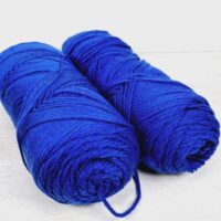 Сток акрил однотон 100г/190м яскравий синій