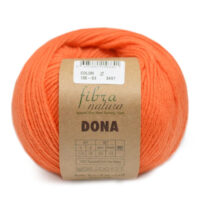 ФібраНатура Дона (Fibranatura Dona) 50г/115м 106-04 оранжевий