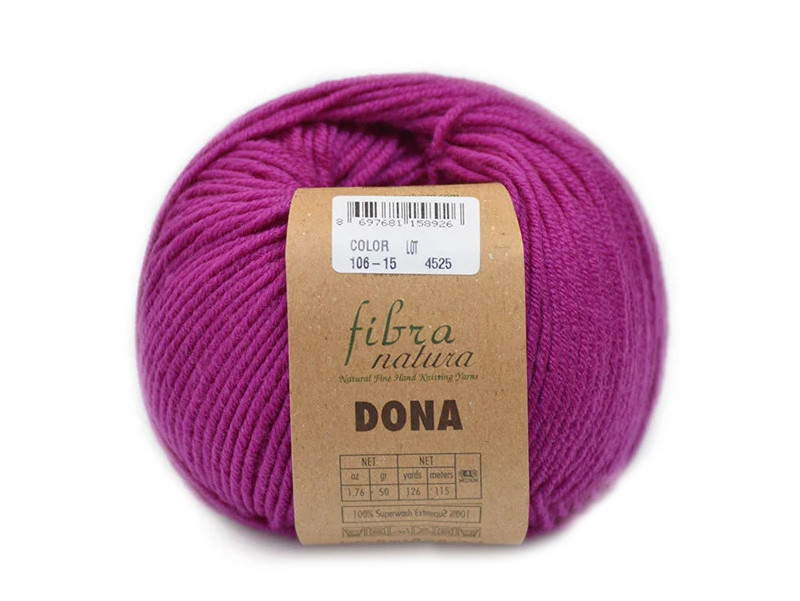 ФібраНатура Дона (Fibranatura Dona) 50г/115м 106-15 фуксія