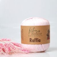 ФібраНатура Рафія (Fibranatura Raffia) 40г/90м 116-17 ніжно-рожевий