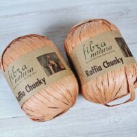ФібраНатура Рафія Чанкі (Fibranatura Raffia Chunky) 100г/131м 114-19 пудра темна