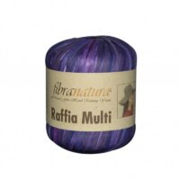 ФібраНатура Рафія Мульті (Fibranatura Raffia Multi) 40г/90м 117-06 фіолет