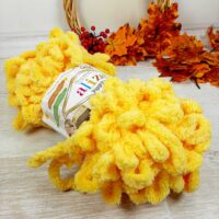 Алізе Пуффі (Alize Puffy) 100г/9,5м 509 жовтий