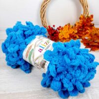 Алізе Пуффі (Alize Puffy) 100г/9,5м 016 темно-блакитний