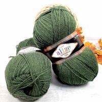 Алізе Ланаголд Файн (Alize LanaGold Fine) 100г/390м 029 лісова зелень