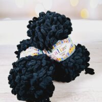 Алізе Пуффі Файн (Alize Puffy Fine) 100г/14м 060 чорний