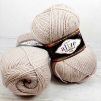 Алізе Ланаголд Файн (Alize LanaGold Fine) 100г/390м 585 пармезан