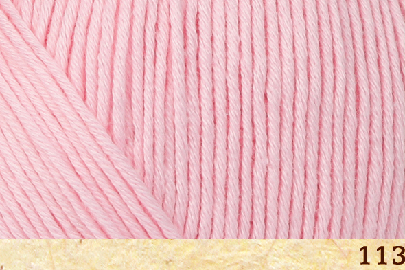 ФібраНатура Коттон Тру Спорт (Fibranatura Cotton True Sport) 50гр/180м 107-13 світло-рожевий