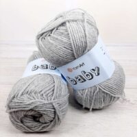 ЯрнАрт Бебі (YarnArt Baby) 50г/150м 195 сірий
