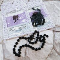 Бусины Австр. хрусталь имитация Биконус 6х6мм Черный