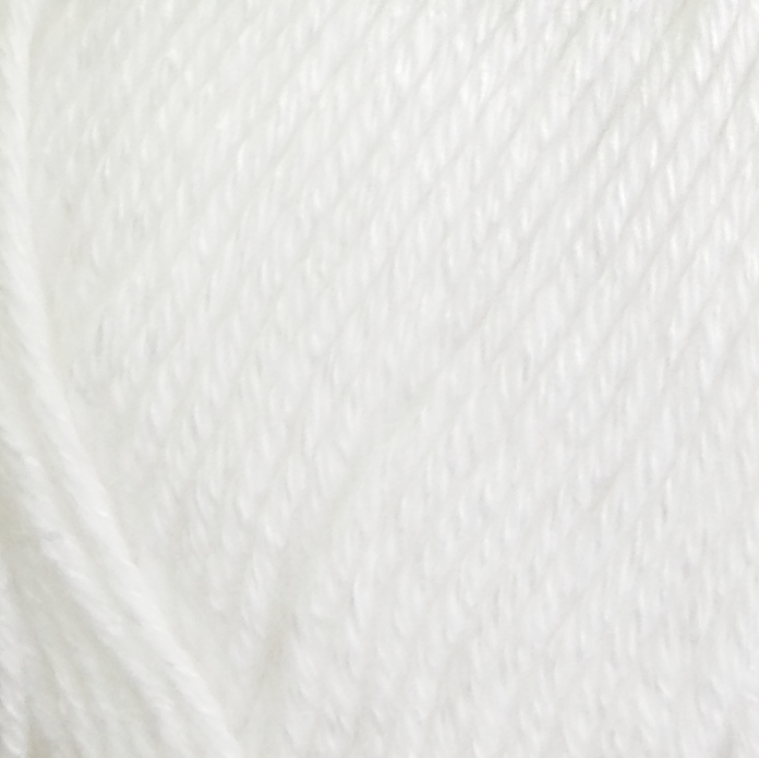 ФібраНатура Бамбу Джаз (Fibranatura Bamboo Jazz) 50гр/120м 201 білий