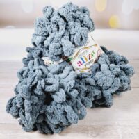 Алізе Пуффі (Alize Puffy) 100г/9,5м 087 вугільно-сірий