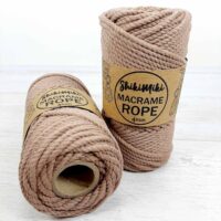 Шнур Шикімікі Макраме Роуп (Shikimiki Macrame Rope) 4мм 250г/45м 303 какао